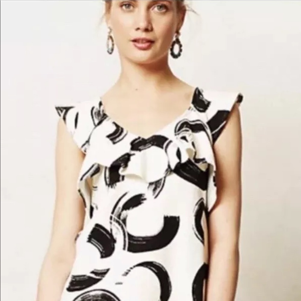Anthropologie Delectable Pincelada Top size small